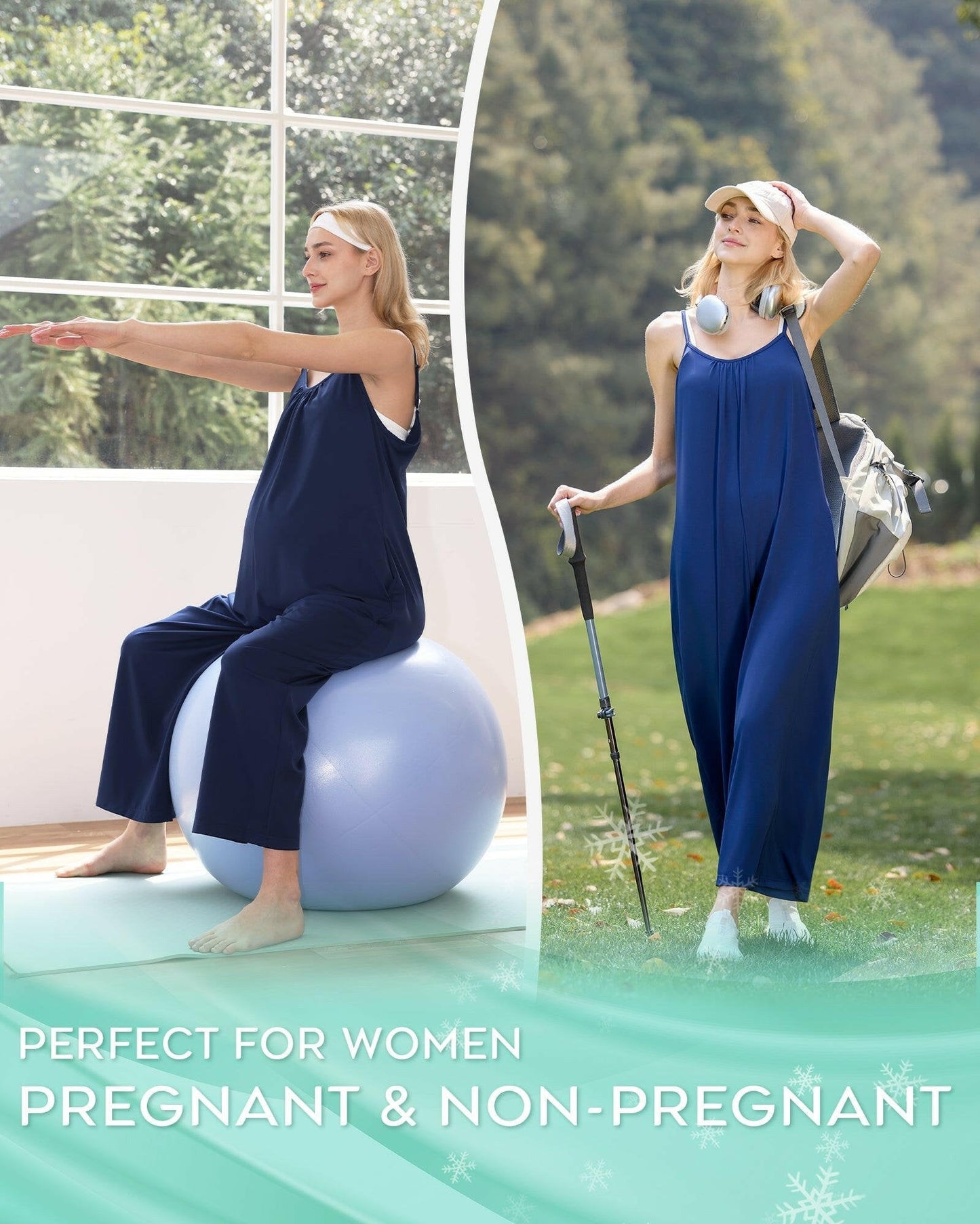 aulai® Jumpsuit with Breezy - Comfort™ Designed for Pregnant Women AL302 - aulai® official