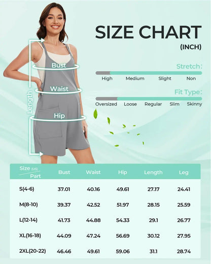 aulai® Romper with Breezy - Comfort™ Designed for Pregnant Women & Those Seeking a Loose Fit - aulai® official